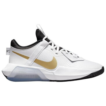 ナイキ キッズ バッシュ Nike Air Zoom Crossover GS - White/Gold