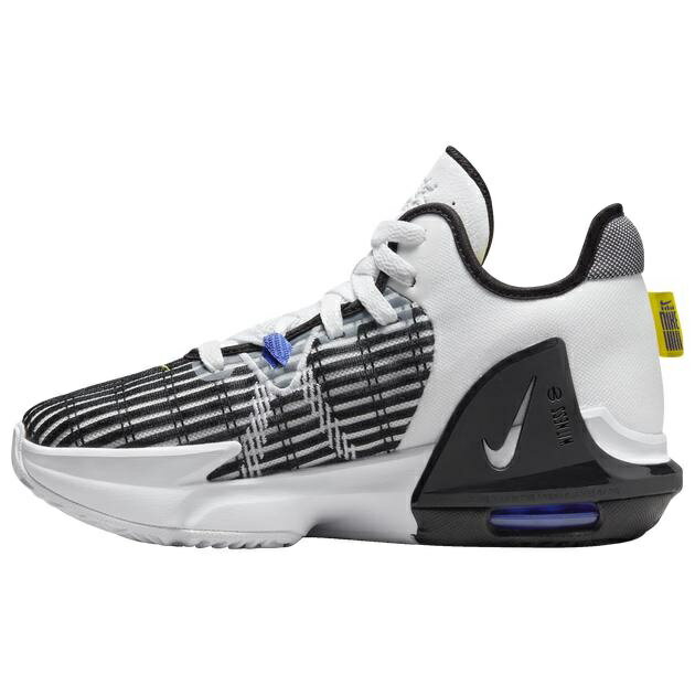 ナイキ キッズ バッシュ Nike LeBron Witness VI GS - White/Black