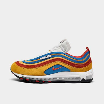 ナイキ メンズ バッシュ Nike Air Max 97 SE - Pollen/Orange/Light Photo Blue