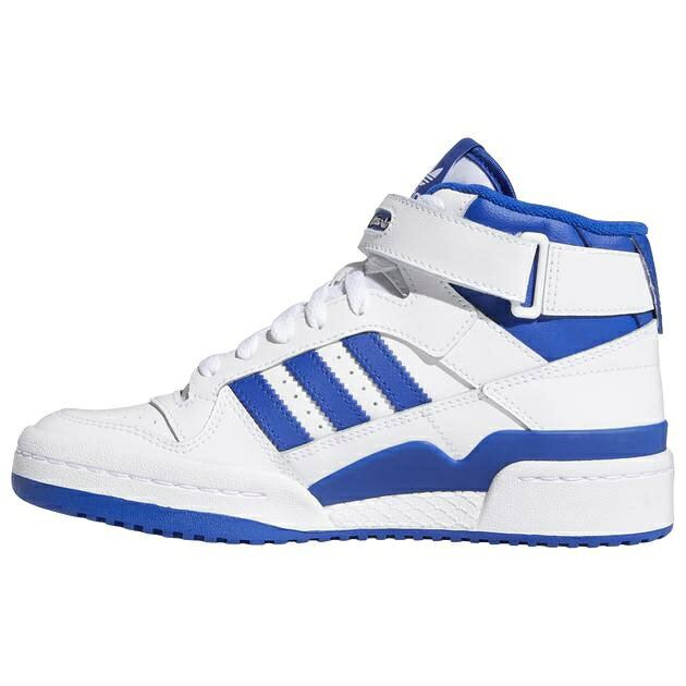 アディダス キッズ バッシュ adidas Forum Mid - White/Blue