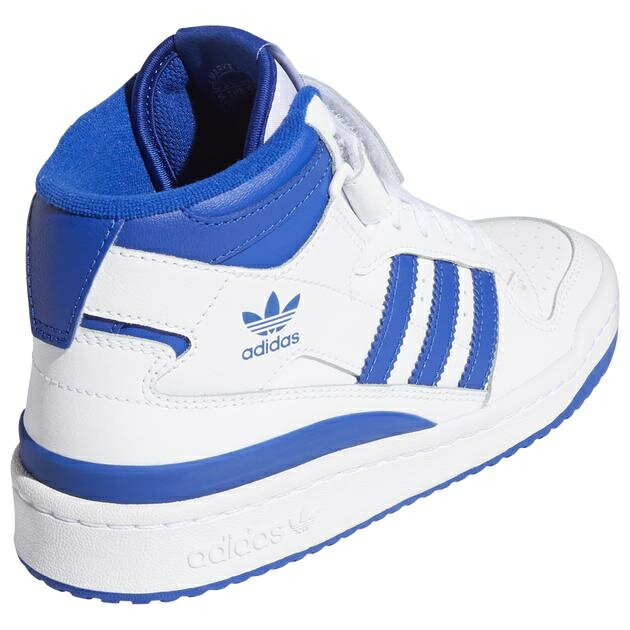 アディダス キッズ バッシュ adidas Forum Mid - White/Blue