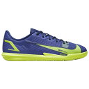 ナイキ キッズ サッカースパイク Nike Mercurial Vapor 14 Academy Indoor GS - Lapis/Volt/Blue Voi...