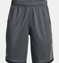 A_[A[}[ LbY V[c Boys' UA Stunt 3.0 Shorts - Pitch Gray/Black