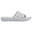 アンダーアーマー メンズ サンダル Under Armour Locker Slide SL - Mod Grey/Mod Grey/White(4)