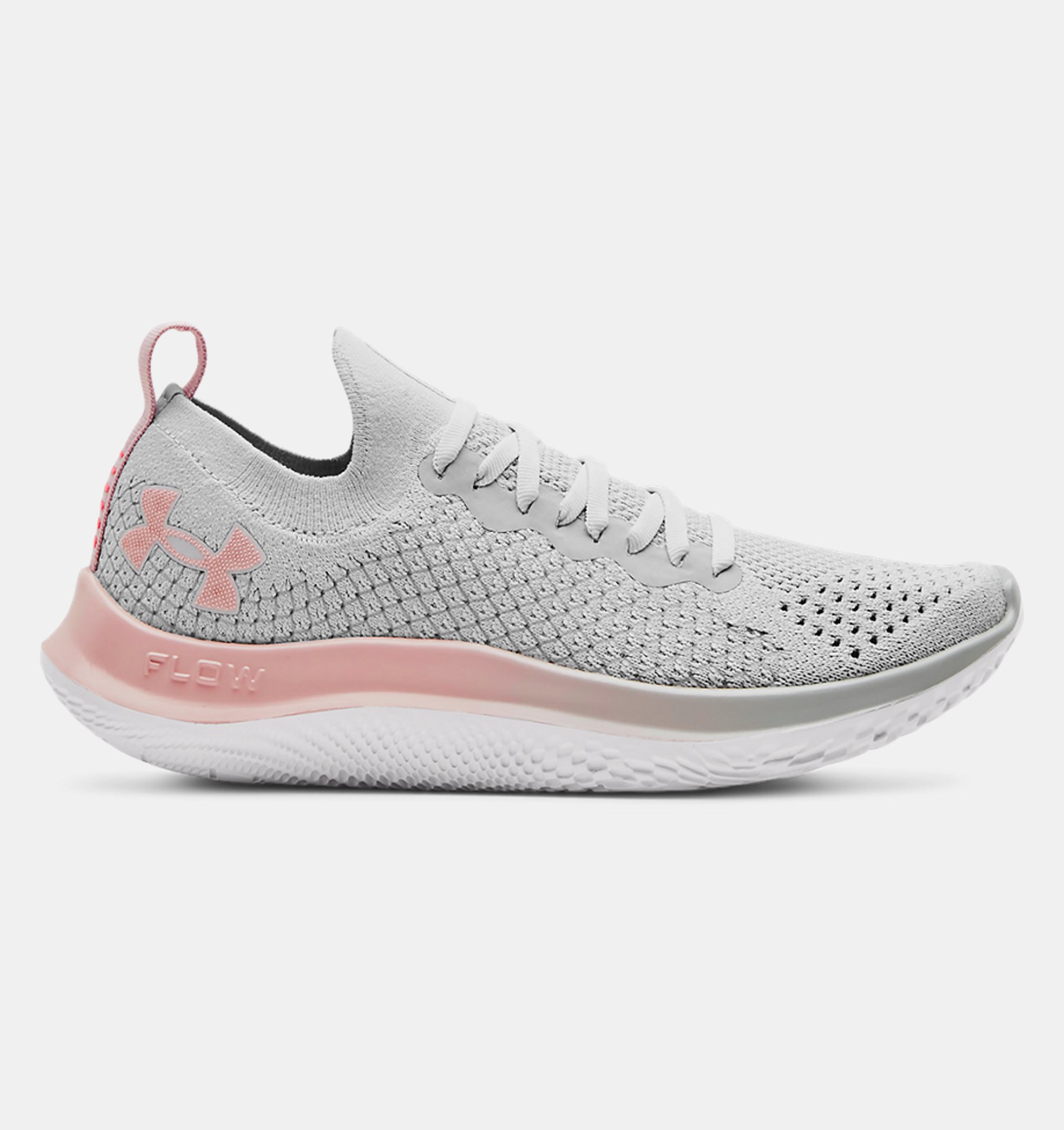 ޡ ǥ ˥󥰥塼 Women's UA Flow Velociti SE Running Shoes - Halo Gray/Retro Pink