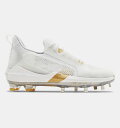 A_[A[}[ Y n[p[6[ 싅 XpCN Men's UA Harper 6 Low ST Baseball Cleats - White/Halo Gray