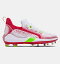 アンダーアーマー メンズ ハーパー6ロー 野球 スパイク Men's UA Harper 6 Low ST Baseball Cleats - White/Red