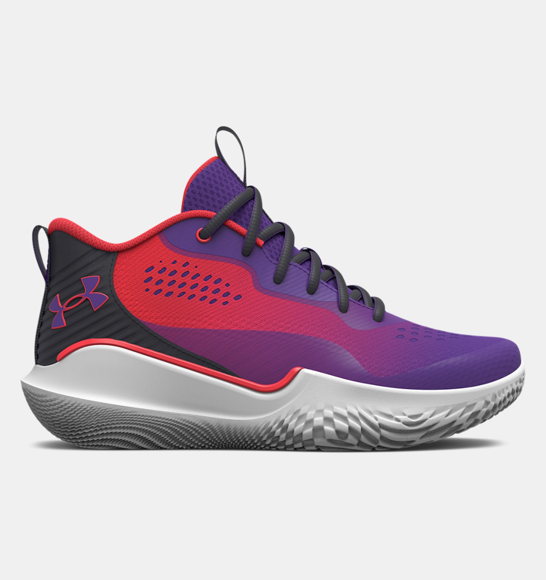 アンダーアーマー レディース バッシュ Women's UA Flow Breakthru 2 International Women's Day Basketball Shoes - Grape/Jet Gray