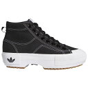 AfB_X fB[X Xj[J[ adidas Nizza Trek - White/Black