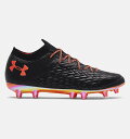 A_[A[}[ Y TbJ[ XpCN Men's UA Clone Magnetico Pro FG Soccer Cleats - Black/Electric Tangerine