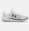 アンダーアーマー メンズ ランニングシューズ Men's UA Charged Assert 9 Running Shoes - White/Black