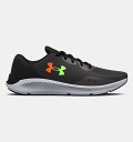 A_[A[}[ Y jOV[Y Men's UA Charged Pursuit 3 Running Shoes - Jet Gray/Black