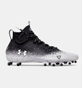 A_[A[}[ Y AtgXpCN Men's UA Spotlight Lux MC 2.0 Football Cleats - Black/White