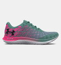 A_[A[}[ Y jOV[Y Men's UA Flow Velociti Wind 2 Daylight Running Shoes - Retro Teal/Electro Pink