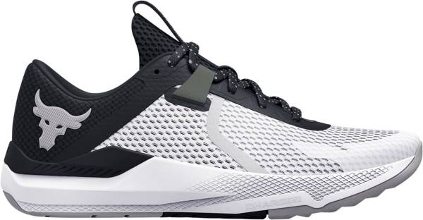 アンダーアーマー メンズ トレーニングシューズ Under Armour Men's Project Rock BSR Training Shoes - White/Black/Halo Gray