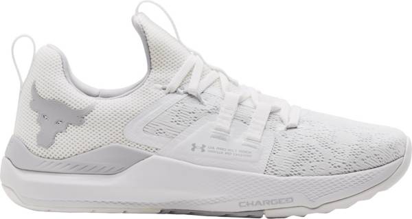 アンダーアーマー メンズ トレーニングシューズ Under Armour Men's Project Rock BSR Training Shoes - White/White/Grey