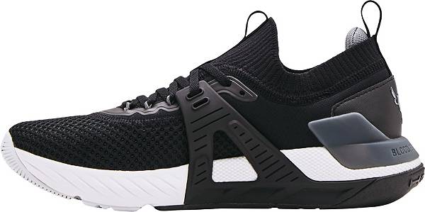 アンダーアーマー メンズ トレーニングシューズ Under Armour Men's Project Rock 4 Training Shoes - Black/White/Grey