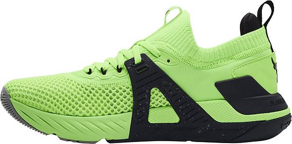 アンダーアーマー メンズ トレーニングシューズ Under Armour Men's Project Rock 4 Training Shoes - Quirky Lime/Black