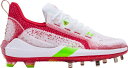 アンダーアーマー メンズ 野球 スパイク Under Armour Men's Harper 6 Metal Baseball Cleats - White/R...