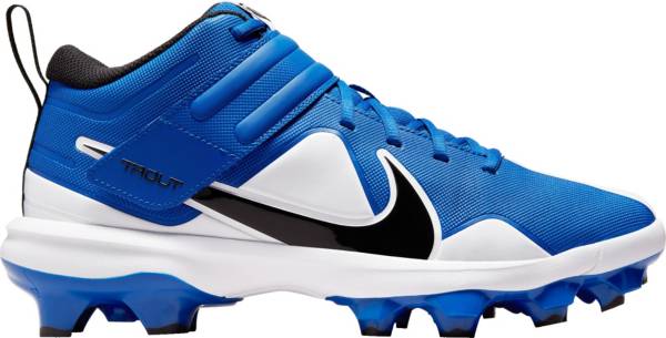 ナイキ メンズ 野球 スパイク Nike Force Trout 7 Pro MCS Baseball Cleats - Blue/White