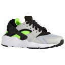 ナイキ キッズ スニーカー Nike Huarache Run GS - Wolf Grey/Electric Green/White