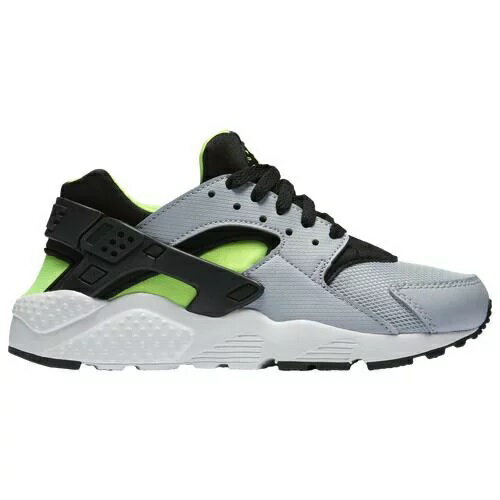 ナイキ キッズ スニーカー Nike Huarache Run GS - Wolf Grey/Electric Green/Whiteセール サッカー 用品 セール