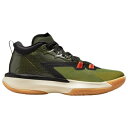 ジョーダン メンズ バッシュ Jordan Zion 1 - Olive/Black/Tan
