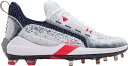 アンダーアーマー メンズ 野球 スパイク Under Armour Men's Harper 6 Metal Baseball Cleats - White/N...