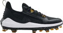 アンダーアーマー メンズ 野球 スパイク Under Armour Men's Harper 6 Elite TPU Baseball Cleats - Black/Black