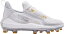 アンダーアーマー メンズ 野球 スパイク Under Armour Men's Harper 6 Elite TPU Baseball Cleats - White/Grey