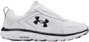 アンダーアーマー メンズ ランニングシューズ Under Armour Men 039 s Charged Assert 9 Running Shoes - White/Black