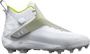 A_[A[}[ Y Atg XpCN Under Armour Men's Hammer MC Football Cleats - White/Silver