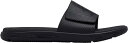 アンダーアーマー メンズ サンダル Under Armour Men's Mercenary Slides - Black/Grey