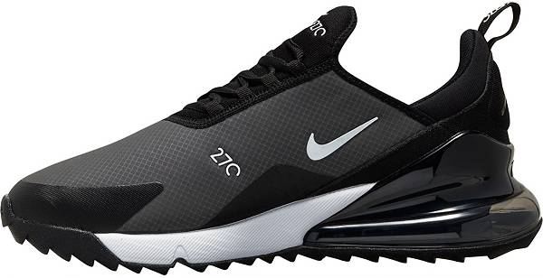 ナイキ メンズ ゴルフシューズ Nike Men's Air Max 270 G Golf Shoes - Black/White 3