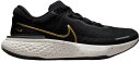 iCL Y jOV[Y Nike Men's ZoomX Invincible Run Flyknit Running Shoes - Black/Gold