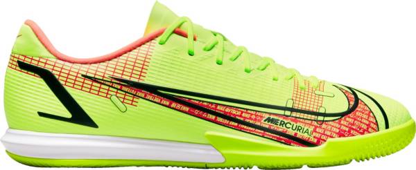 ナイキ メンズ マーキュリアル ヴェイパー14 サッカー インドアシューズ Nike Mercurial Vapor 14 Academy Indoor Soccer Shoes - Green/Red
