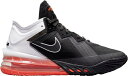 ナイキ メンズ バッシュ Nike LeBron 18 Low Basketball Shoes - Black/White/Crimson