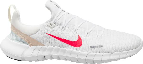 ナイキ メンズ フリーラン5.0 ランニングシューズ Nike Men s Free Run 5.0 Running Shoes - White/Silver/Red