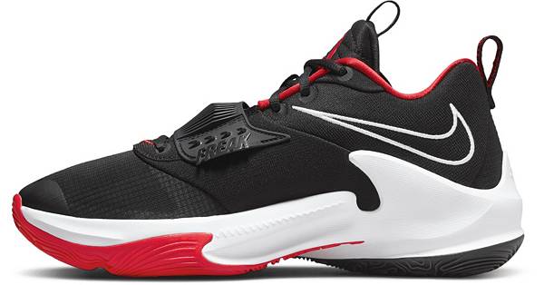 ナイキ メンズ バッシュ Nike Zoom Freak 3 Basketball Shoes - Black/White/Red 3