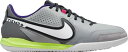 iCL Y eBG|WFh9 TbJ[ ChAV[Y Nike Tiempo Legend 9 Academy Indoor Soccer Shoes - Grey/White