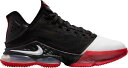 iCL Y obV Nike LeBron 19 Low Basketball Shoes - Black/White/Red