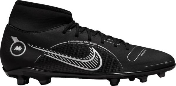 ナイキ メンズ マーキュリアル スーパーフライ8 サッカー スパイク Nike Mercurial Superfly 8 Club FG Soccer Cleats - Black/Silver