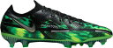 ナイキ メンズ ファントム GT2 サッカー スパイク Nike Phantom GT2 Elite Shock Wave FG Soccer Cleats - Black/Green