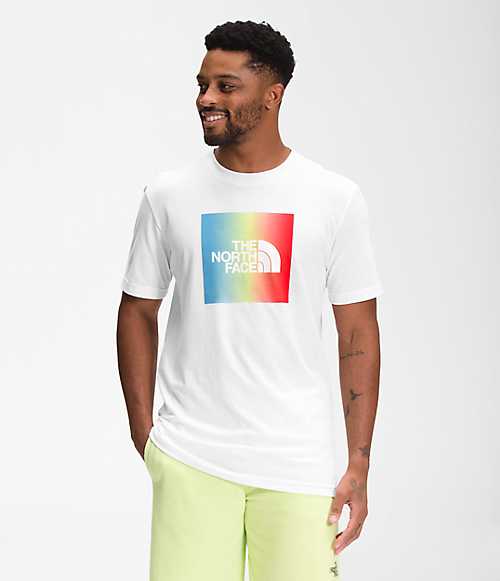 Ρե  T The North Face Mens Short Sleeve Boxed In Tee -TNF W...