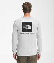 m[XtFCX Y TVc The North Face Menfs Long-Sleeve Box NSE Tee - TNF Light Grey Heather