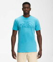 m[XtFCX Y TVc The North Face Menfs Short-Sleeve Box NSE Tee - Norse Blue