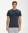 m[XtFCX Y TVc The North Face Menfs Short-Sleeve Half Dome Tri-Blend Tee - Aviator Navy Heather