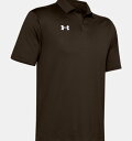 A_[A[}[ Y |Vc Men's UA Performance Team Polo - Cleveland Brown/White