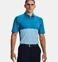 A_[A[}[ Y |Vc Men's UA Performance Blocked Polo - Victory Blue/Peninsula Blue