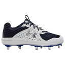 アンダーアーマー メンズ 野球 スパイク Under Armour Yard MT - Midnight Navy/White/Midnight Navy(4)